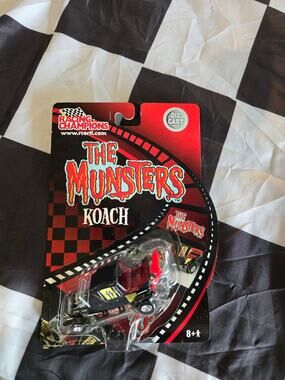 The Munsters Koach Die-Cast Car Racing Champions 2002 - New On Card Vintage